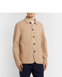 Мужская светло-коричневая куртка-рубашка от Universal Works