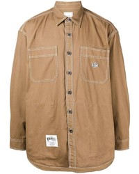 Мужская светло-коричневая куртка-рубашка от Chocoolate