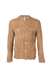 Мужская светло-коричневая куртка-рубашка от Giorgio Brato