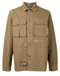 Мужская светло-коричневая куртка-рубашка от Izzue