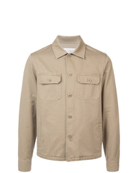 Мужская светло-коричневая куртка-рубашка от Maison Margiela