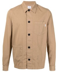Мужская светло-коричневая куртка-рубашка от PS Paul Smith