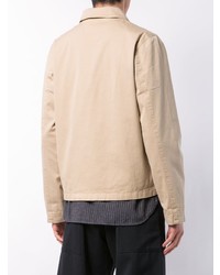 Мужская светло-коричневая куртка-рубашка от YMC