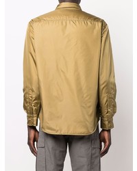 Мужская светло-коричневая куртка-рубашка от Aspesi