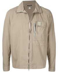 Светло-коричневая куртка харрингтон от C.P. Company