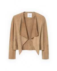 Женская светло-коричневая куртка от Mango
