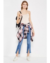 Женская светло-коричневая майка от Incity