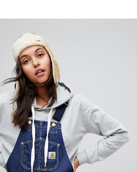 Женская светло-коричневая меховая шапка от Kangol