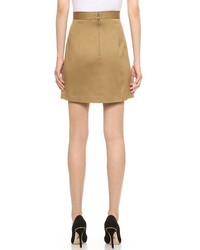 Светло-коричневая мини-юбка от Dsquared2