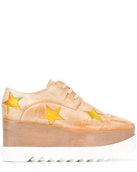 Светло-коричневая обувь со звездами от Stella McCartney