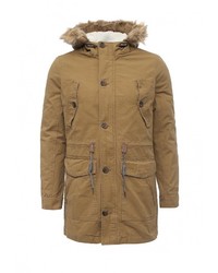 Мужская светло-коричневая парка от Alcott