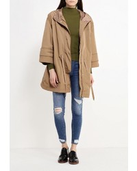 Женская светло-коричневая парка от Baon