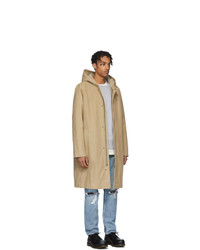 Мужская светло-коричневая парка от Ksubi