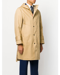 Мужская светло-коричневая парка от Thom Browne