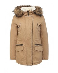 Женская светло-коричневая парка от Jennyfer