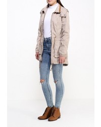 Женская светло-коричневая парка от Only