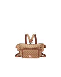 Мужская светло-коричневая поясная сумка от Gucci