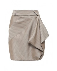 Светло-коричневая пышная юбка от D.VA