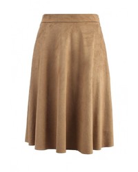 Светло-коричневая пышная юбка от Vila