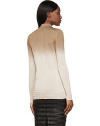 Женская светло-коричневая рубашка поло от Burberry