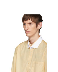 Мужская светло-коричневая рубашка с длинным рукавом от Burberry