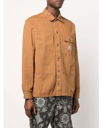 Мужская светло-коричневая рубашка с длинным рукавом от Carhartt WIP