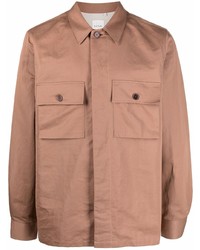 Мужская светло-коричневая рубашка с длинным рукавом от Paul Smith