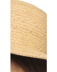 Женская светло-коричневая соломенная шляпа от Hat Attack