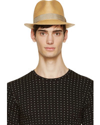 Мужская светло-коричневая соломенная шляпа от Rag and Bone