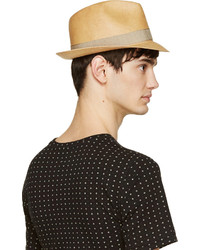 Мужская светло-коричневая соломенная шляпа от Rag and Bone