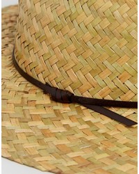 Мужская светло-коричневая соломенная шляпа от Catarzi