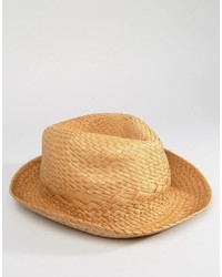 Мужская светло-коричневая соломенная шляпа от Esprit