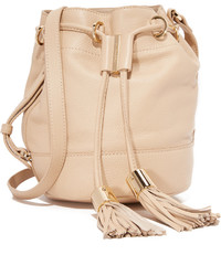 Светло-коричневая сумка-мешок от See by Chloe