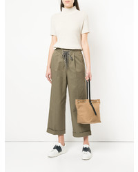 Светло-коричневая сумка-мешок от Cabas