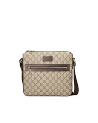 Светло-коричневая сумка почтальона от Gucci
