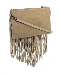 Светло-коричневая сумка через плечо от Mango