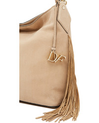 Женская светло-коричневая сумка от Diane von Furstenberg