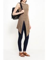 Светло-коричневая туника от LOST INK