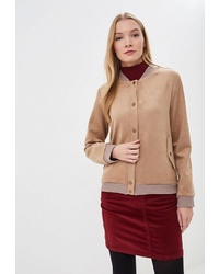Женская светло-коричневая университетская куртка от Fashion.Love.Story