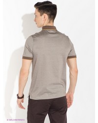 Мужская светло-коричневая футболка-поло от Alfred Muller
