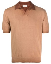 Мужская светло-коричневая футболка-поло от Altea
