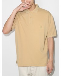 Мужская светло-коричневая футболка-поло от Isabel Marant