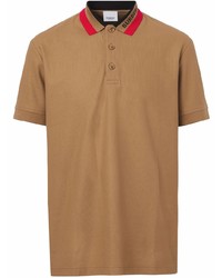 Мужская светло-коричневая футболка-поло от Burberry