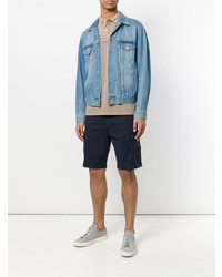 Мужская светло-коричневая футболка-поло от Eleventy