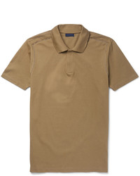 Мужская светло-коричневая футболка-поло от Lanvin