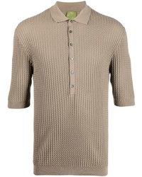 Мужская светло-коричневая футболка-поло от Lardini