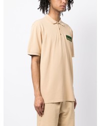 Мужская светло-коричневая футболка-поло от Kenzo