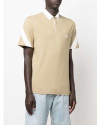 Мужская светло-коричневая футболка-поло от Armani Exchange