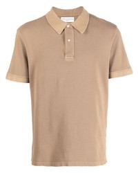 Мужская светло-коричневая футболка-поло от Officine Generale