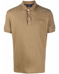 Мужская светло-коричневая футболка-поло от Saint James